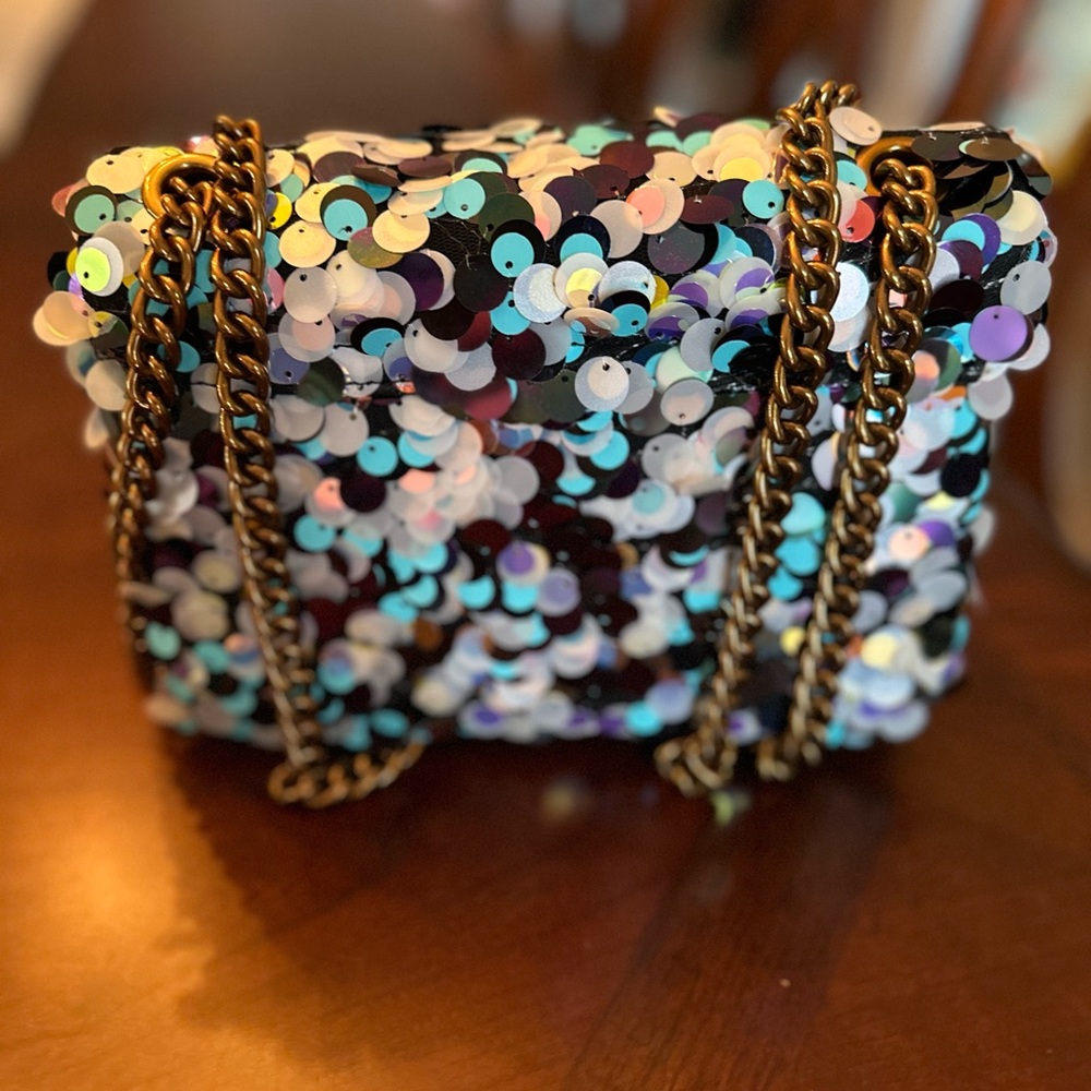 Kurt Geiger London Mini Brixton Sequin Crossbody Bag NWT and Dust Bag - Picture 11 of 11